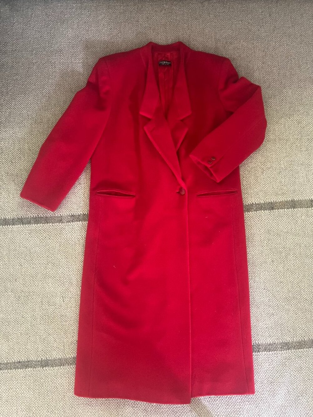 Giorgio Armani - Red Wool Coat